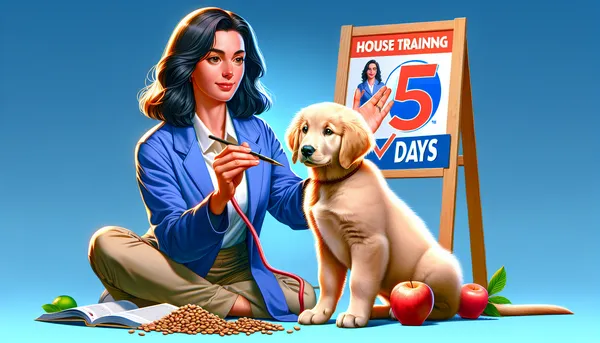 img of house training a puppy in 5 days