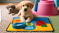 img of how do you potty train a puppy if you have carpet?